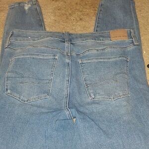 American Eagle Outfitters Men's Light Blue Straight Jeans